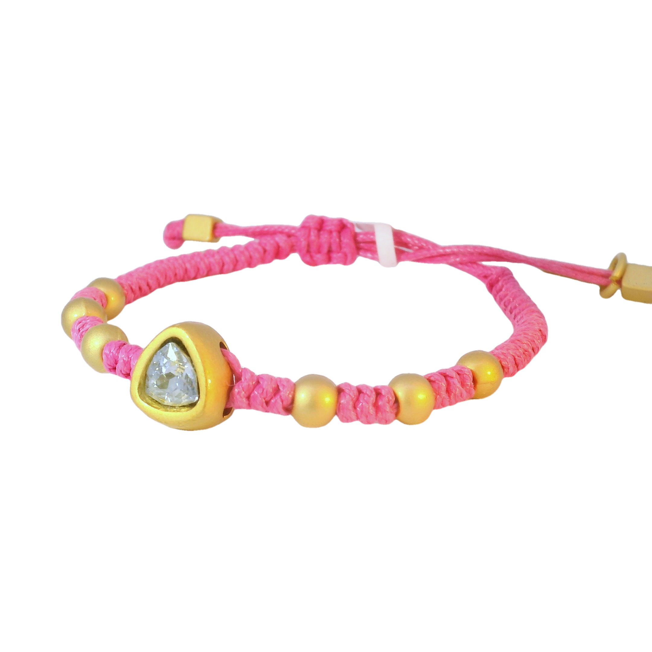Pulseras Tejidas Cristal Triangular/Ovalada
