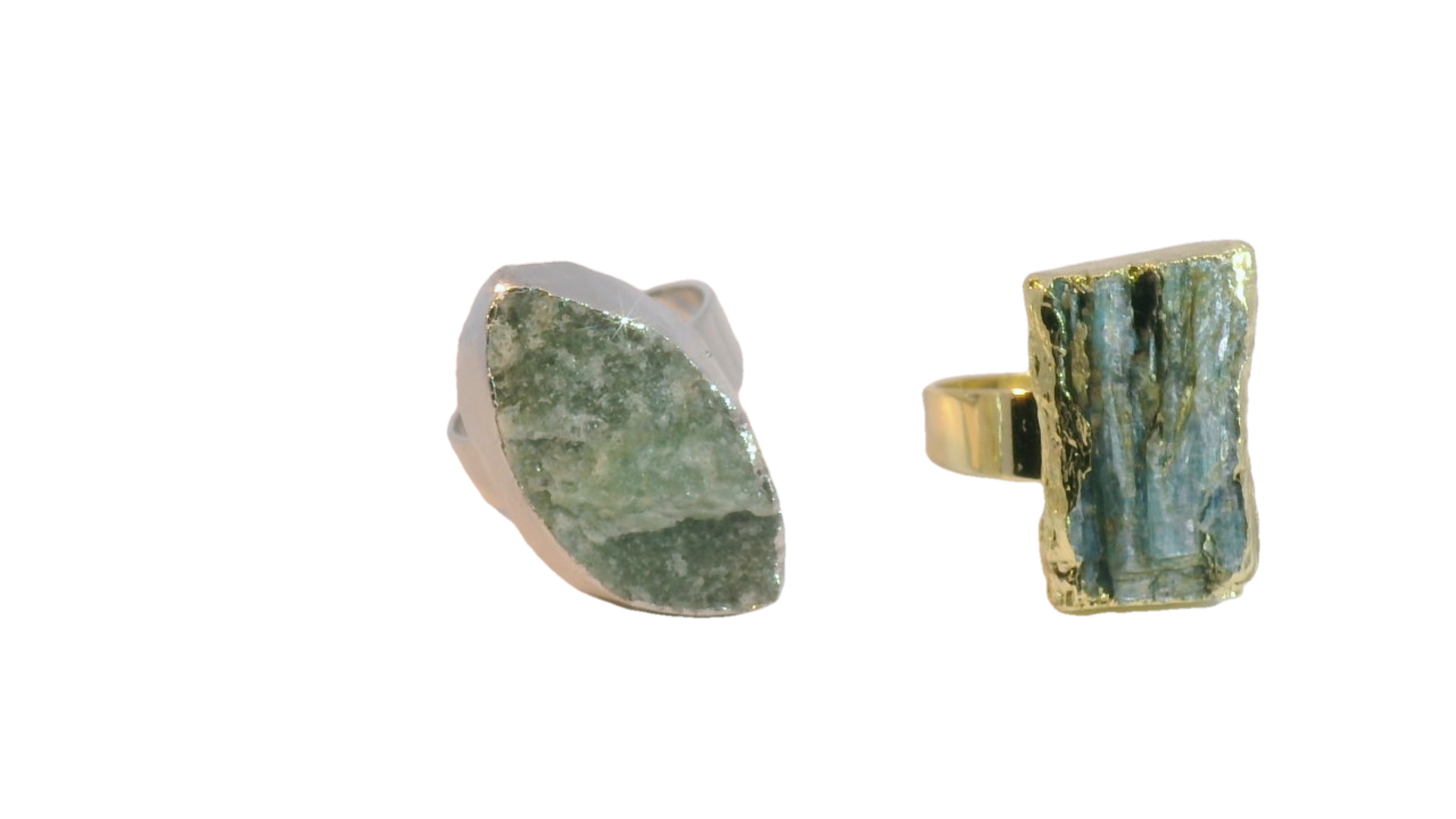 Anillos Geometricos De Piedra Natural