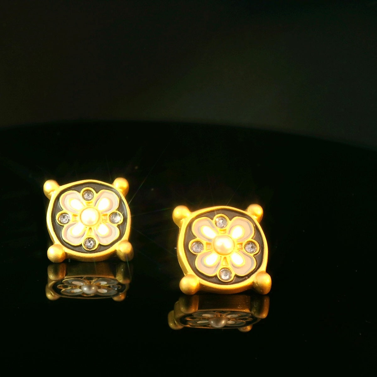 Aretes Flower Mariee