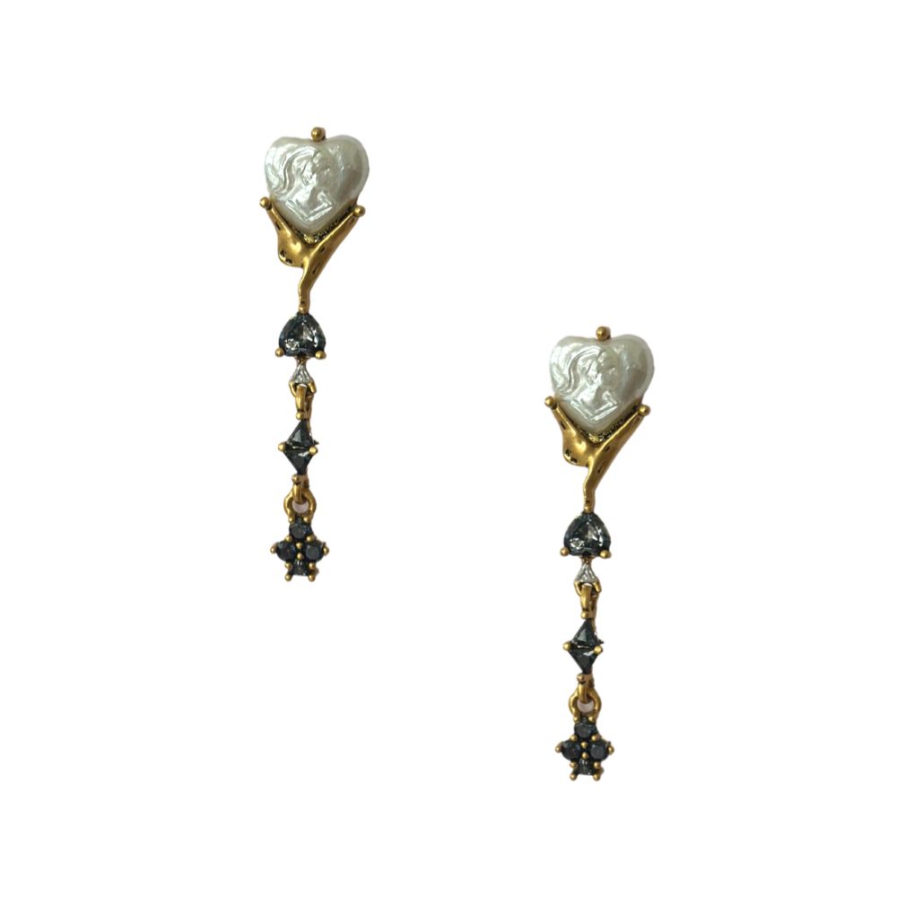 Aretes Heart String