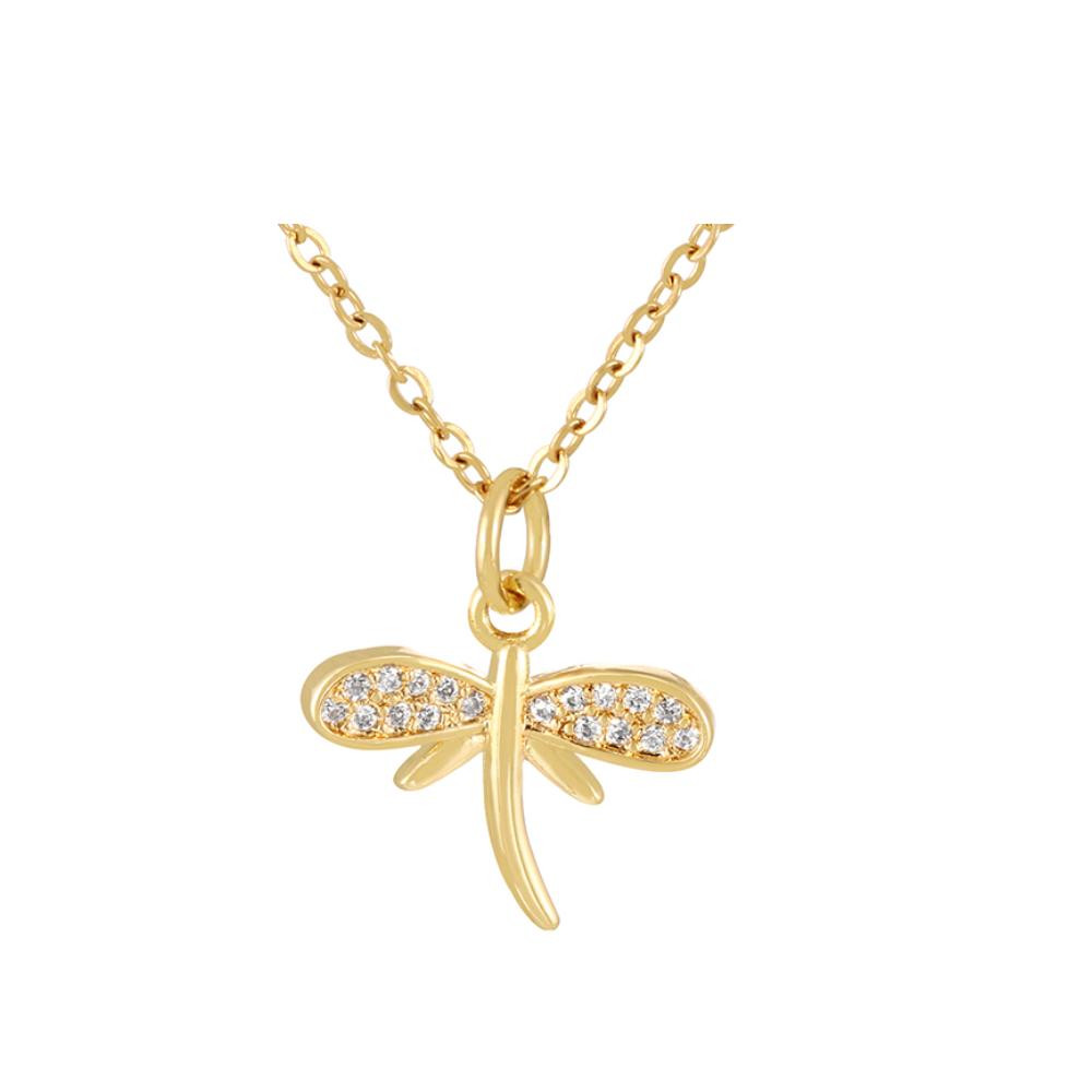 Collar Golden Dragonfly
