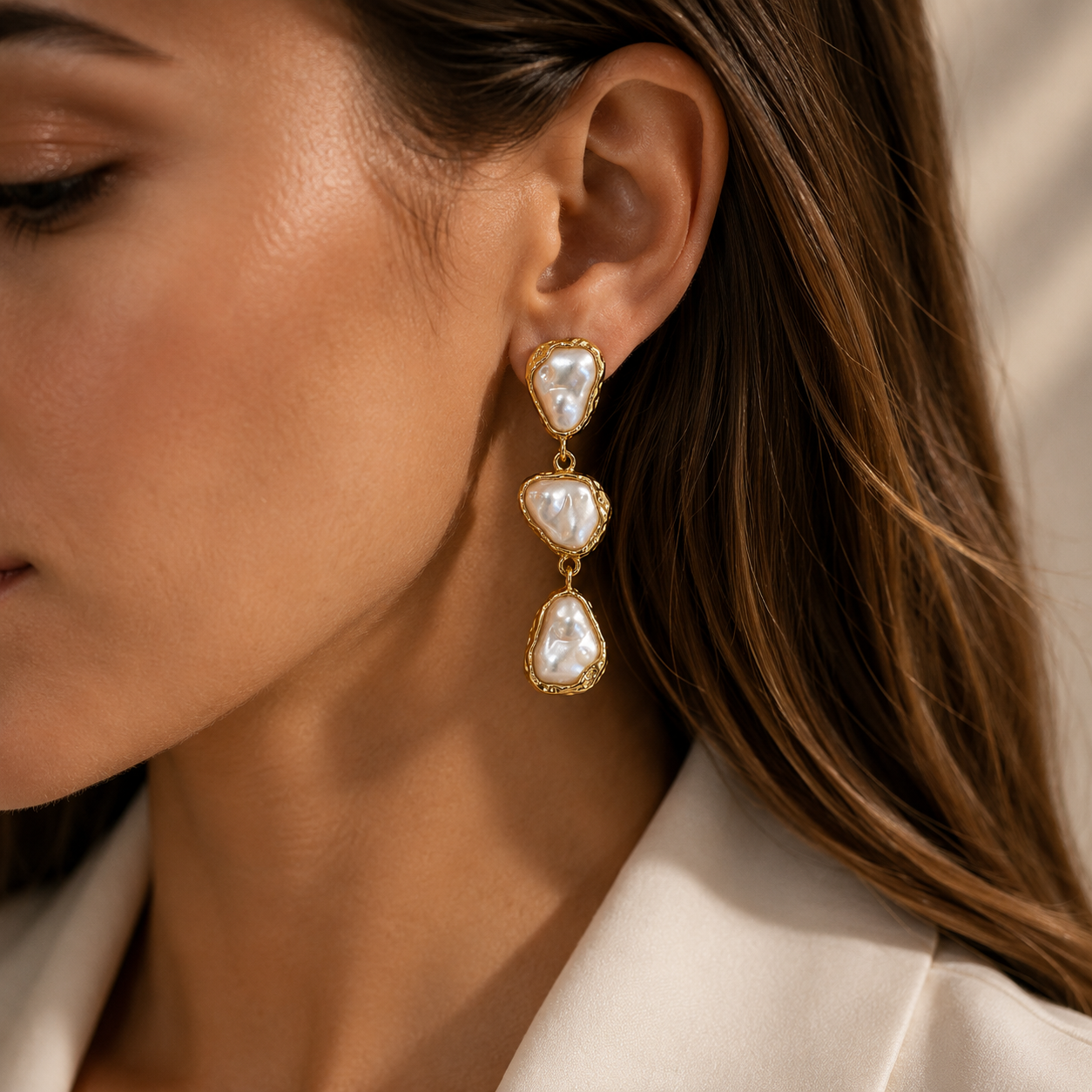 Aretes Perla Éclat