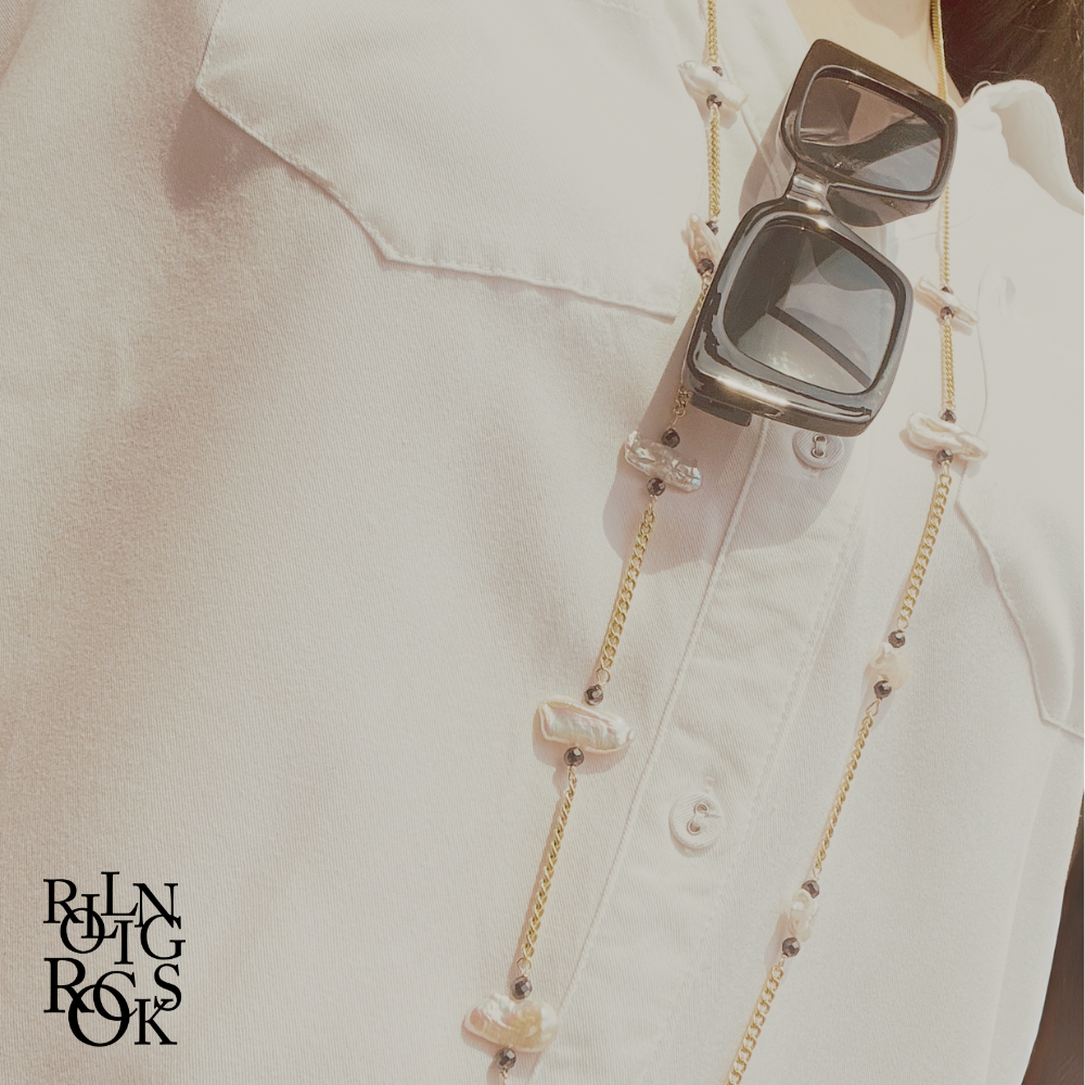 Collar Perla Ágata Slim