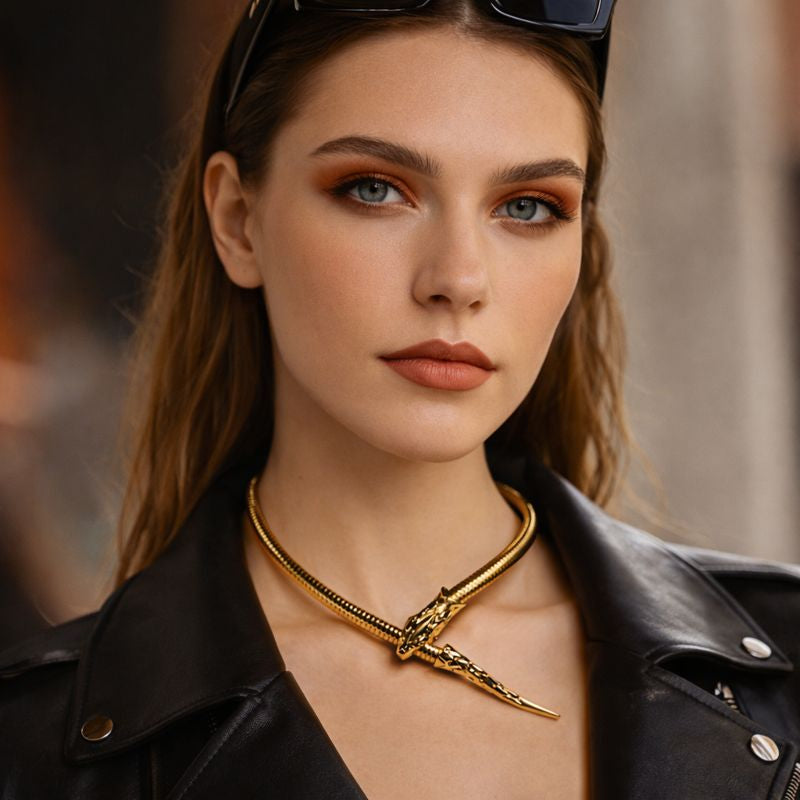 Collar Dominé Snake