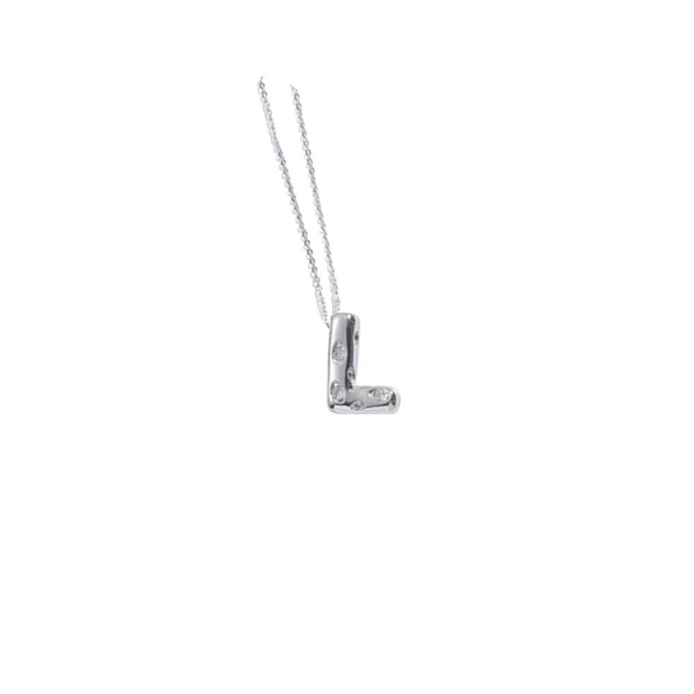 Collar Inicial Silver Spark