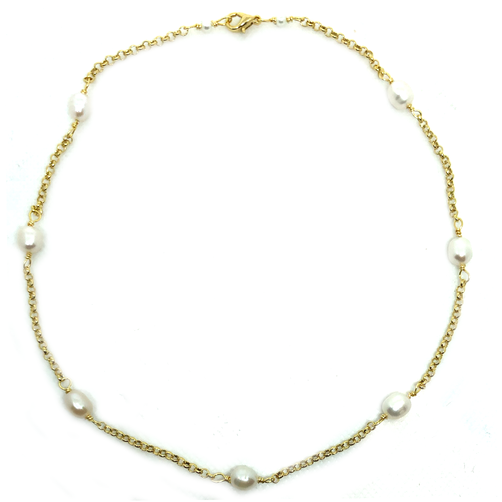 Collar Oro Perlas