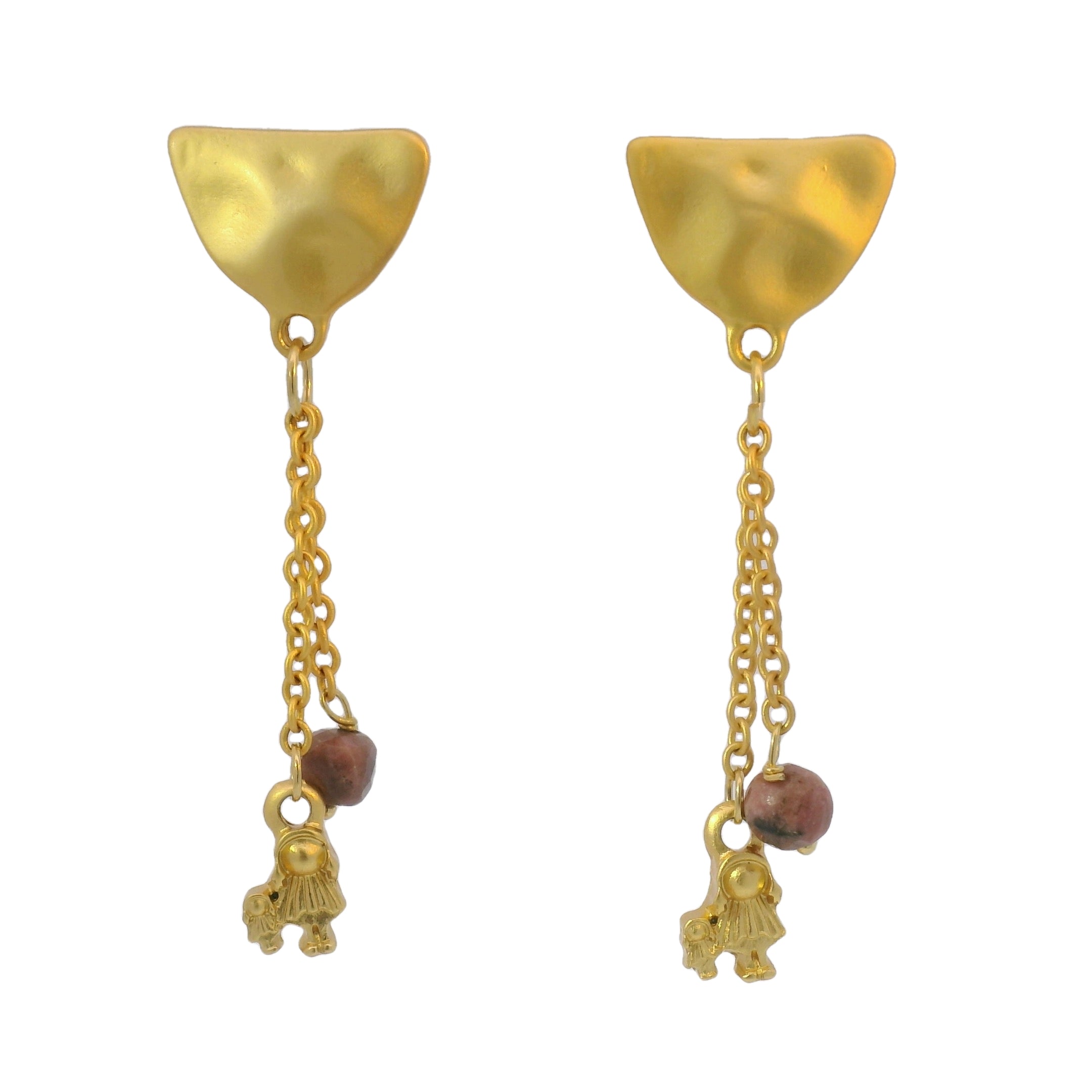 Aretes Largos Media Luna