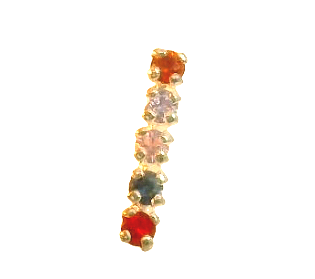 Broquel Barra 5 Cristal PL925