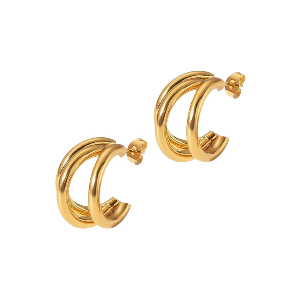 Aretes Midi Triple Threat