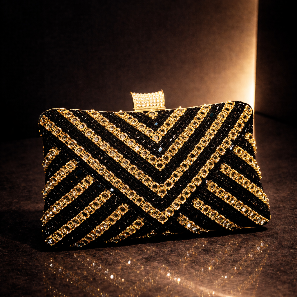 Bolsa Clutch Crystal Luv