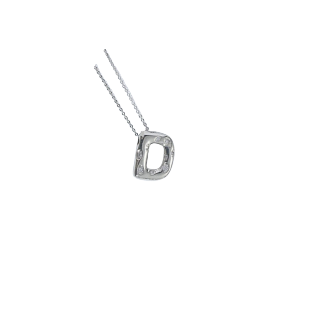 Collar Inicial Silver Spark
