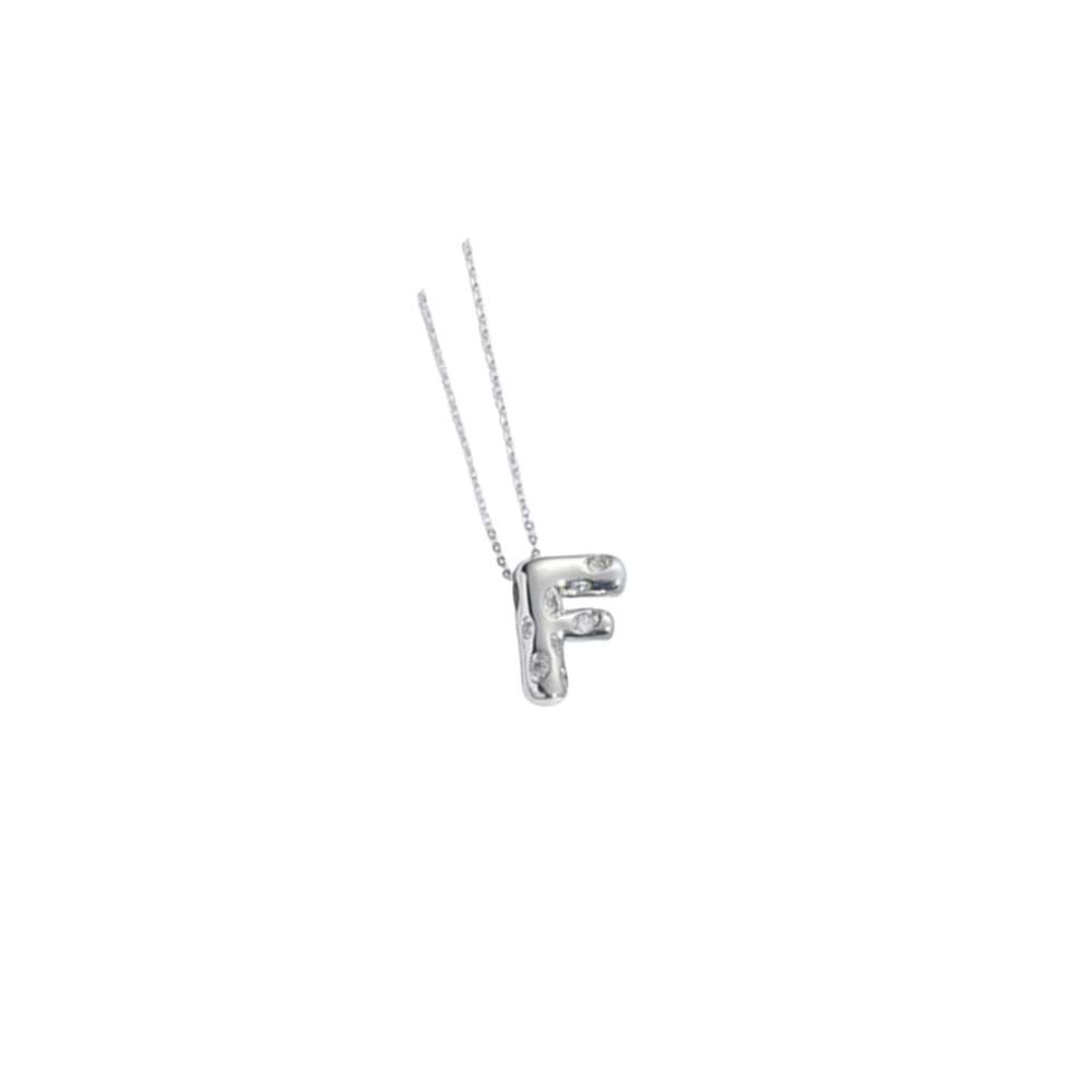 Collar Inicial Silver Spark