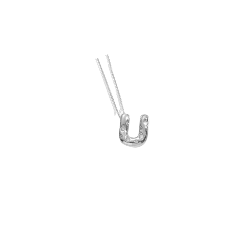 Collar Inicial Silver Spark