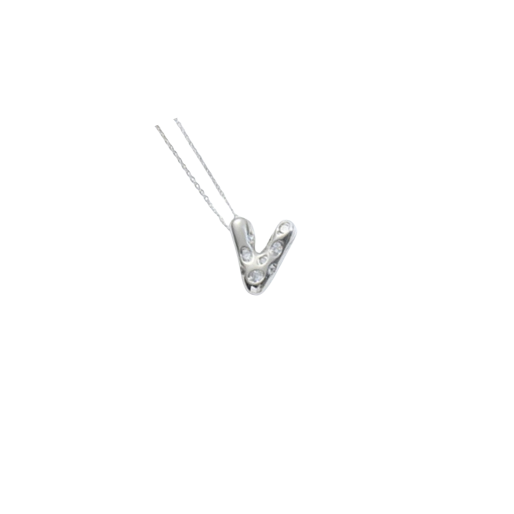 Collar Inicial Silver Spark