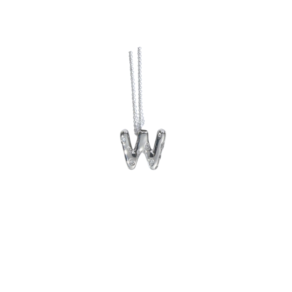 Collar Inicial Silver Spark