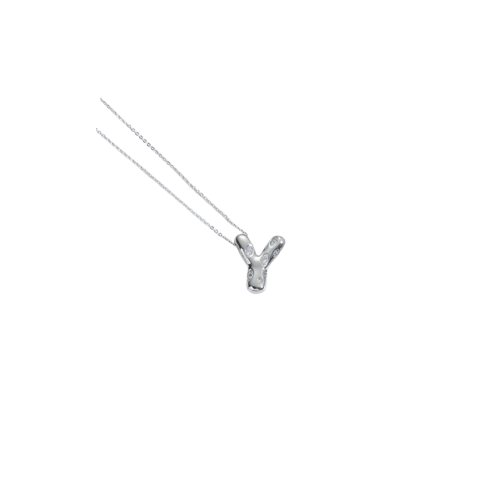 Collar Inicial Silver Spark