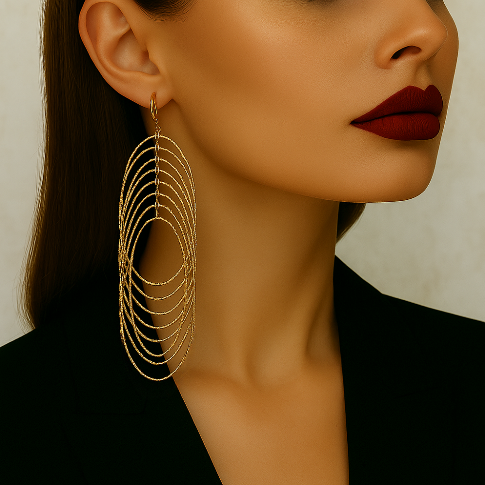 Aretes Oval Glam