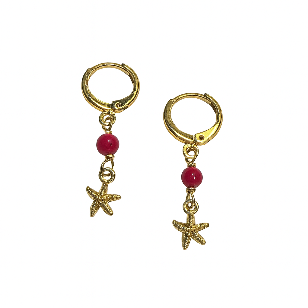 Aretes Coral Mare Mini