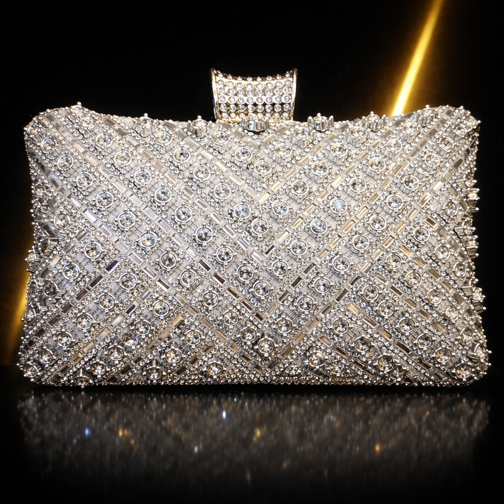 Bolsa Clutch Crystal Luv