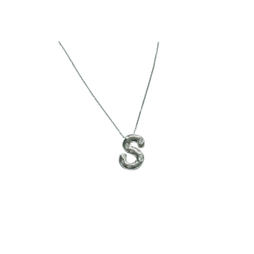 Collar Inicial Silver Spark