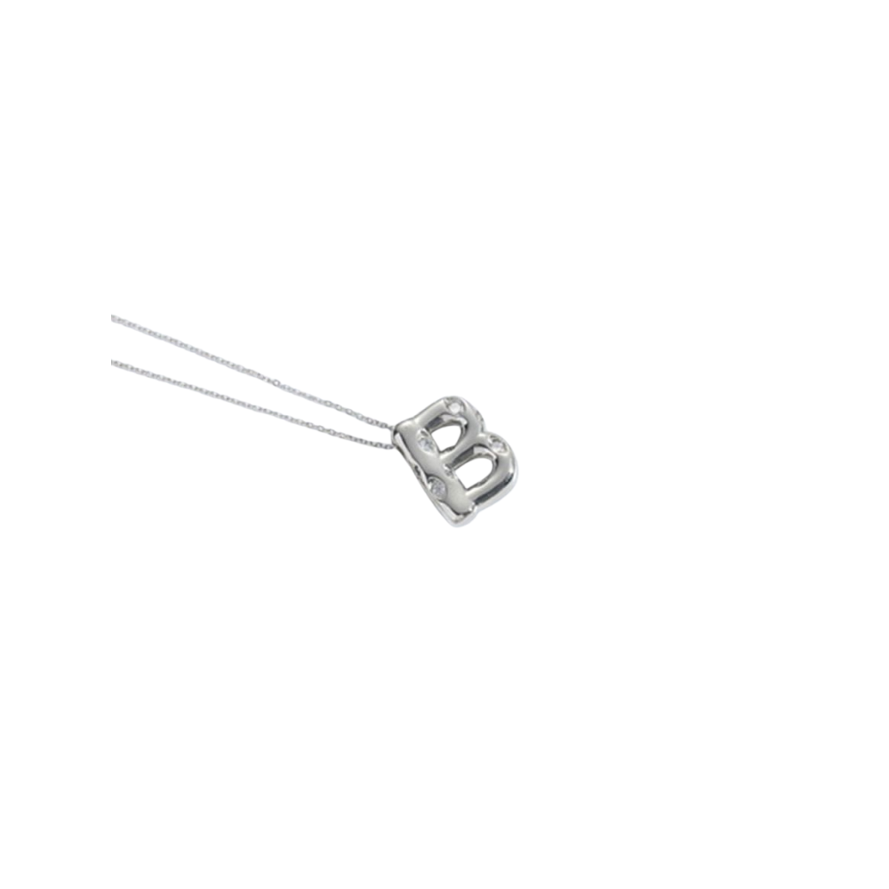 Collar Inicial Silver Spark
