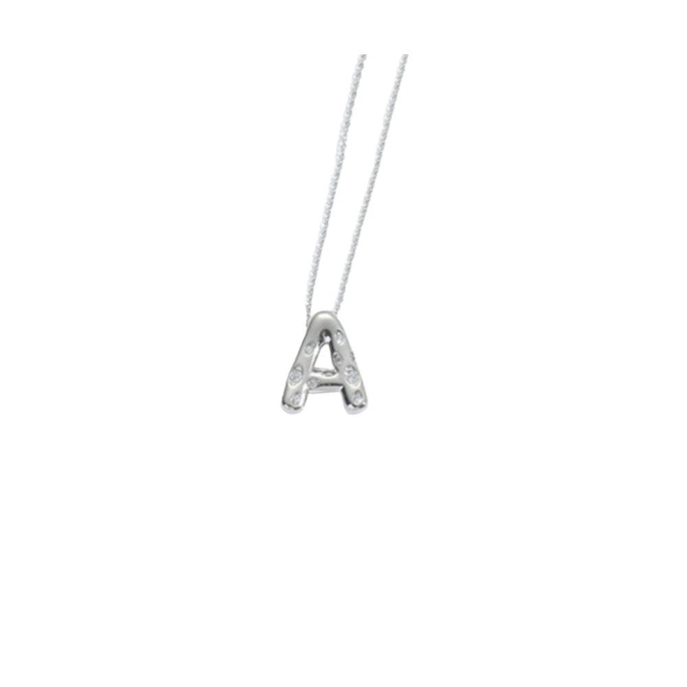 Collar Inicial Silver Spark
