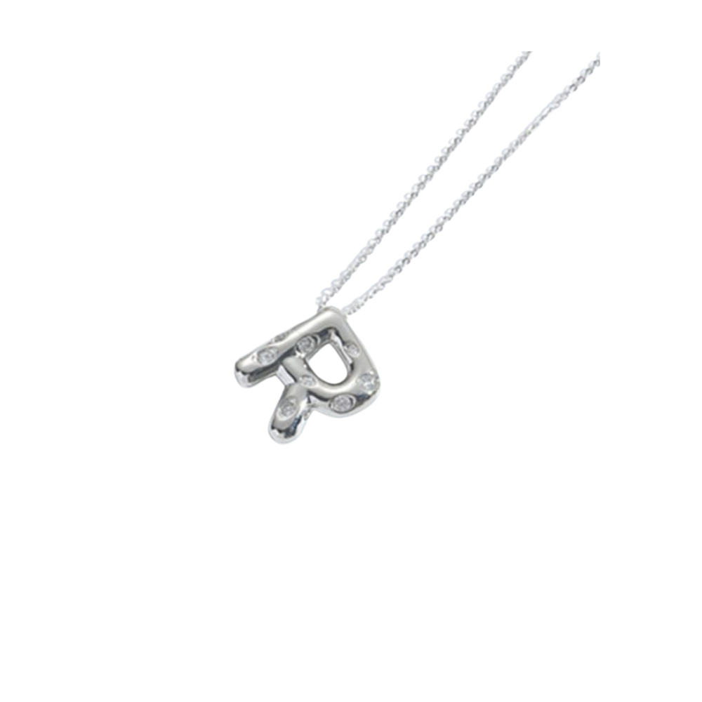 Collar Inicial Silver Spark