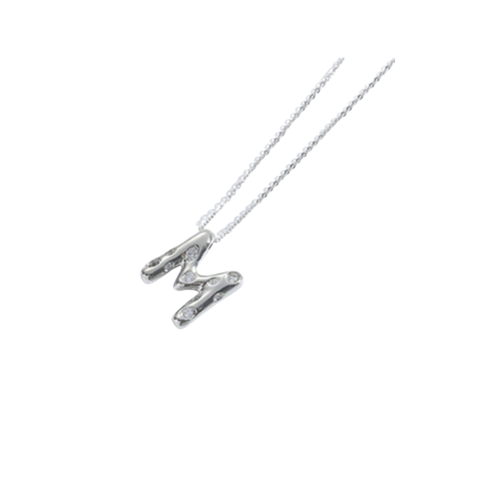 Collar Inicial Silver Spark