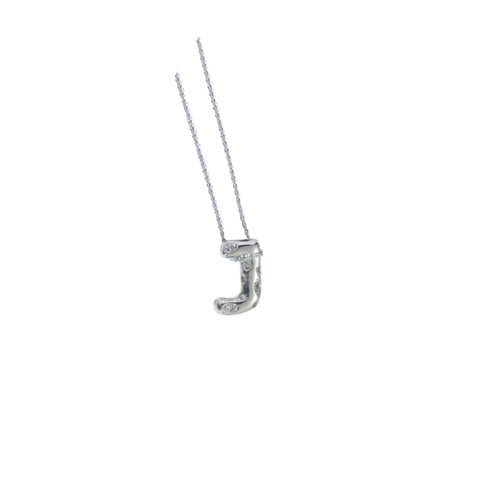 Collar Inicial Silver Spark