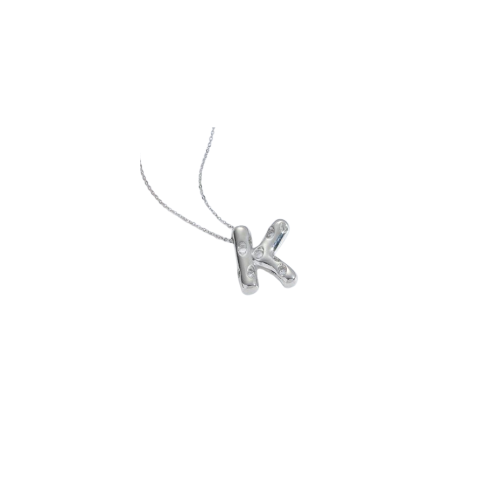 Collar Inicial Silver Spark