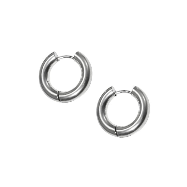 Aretes Silver Bold Hoop