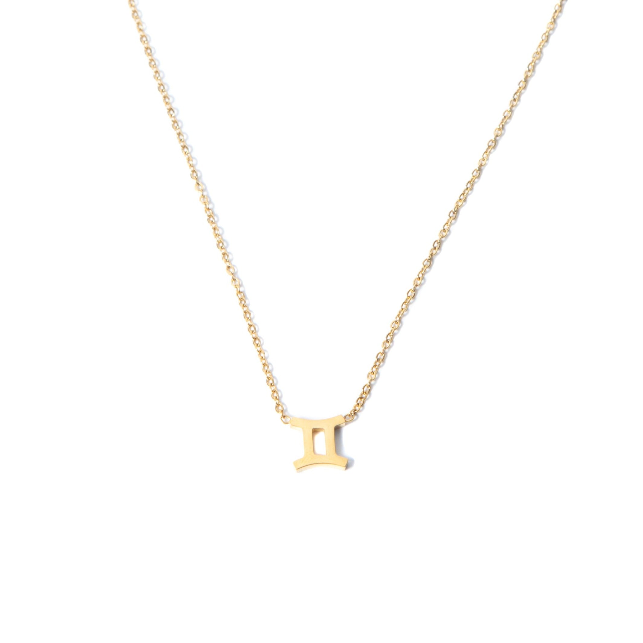 Collar Géminis Acero