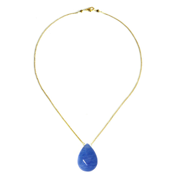 Collar Cuarzo Azul