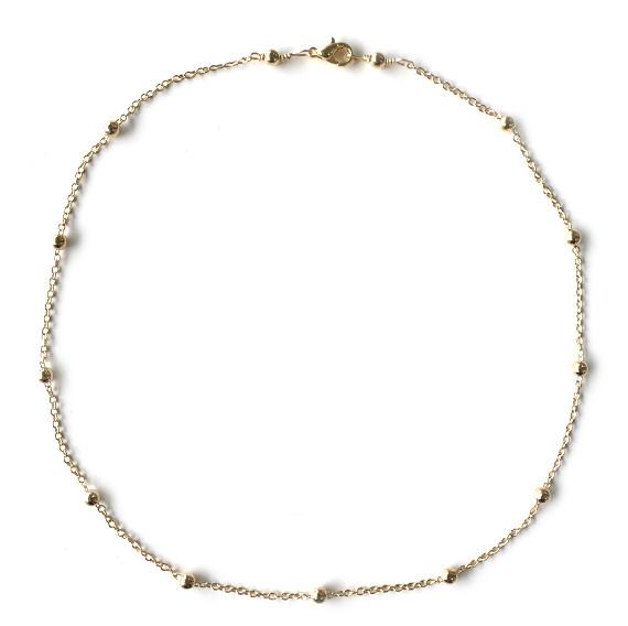 Collar Bolitas Oro