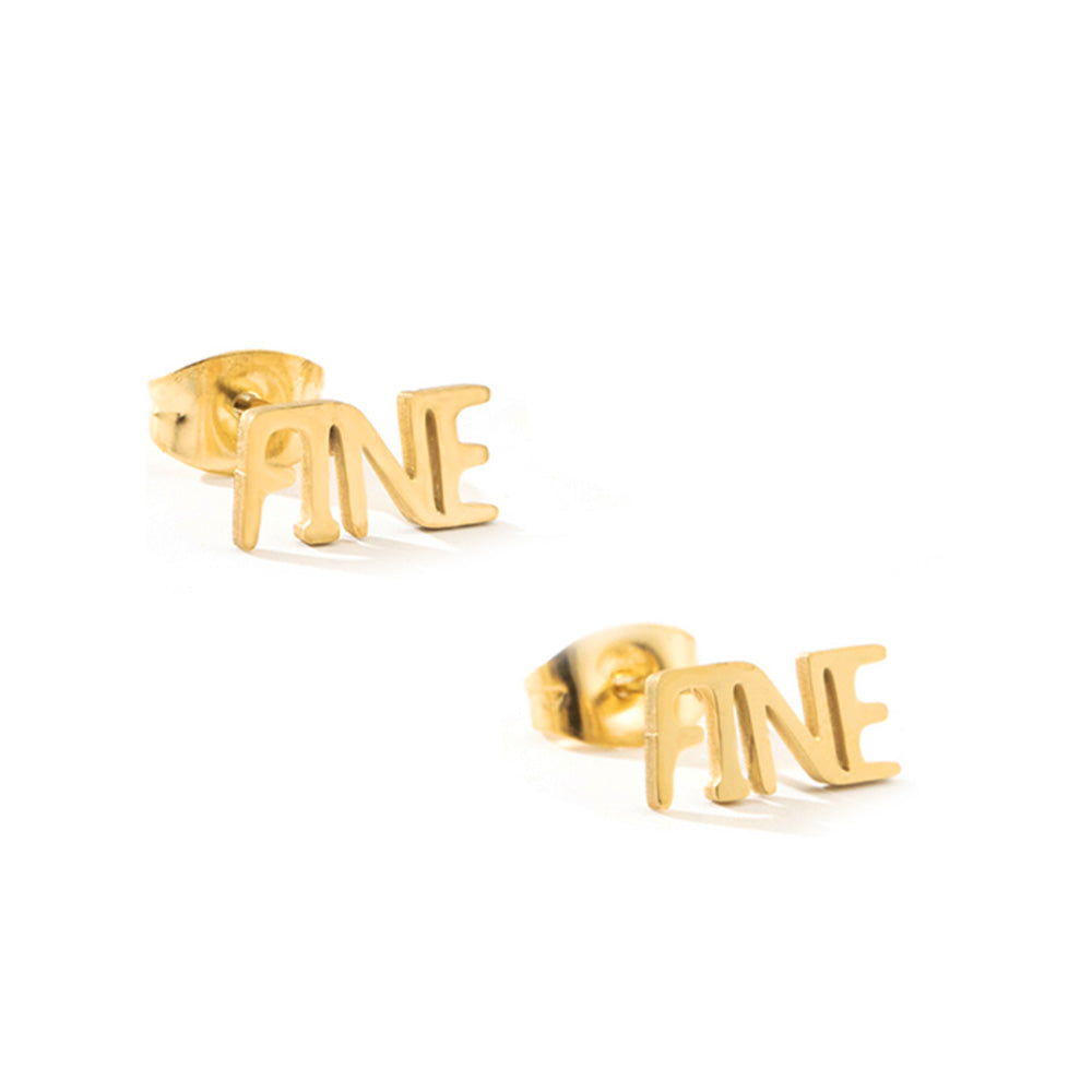 Aretes Palabra Fine