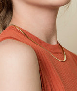 Collar Plano Oro Mujer