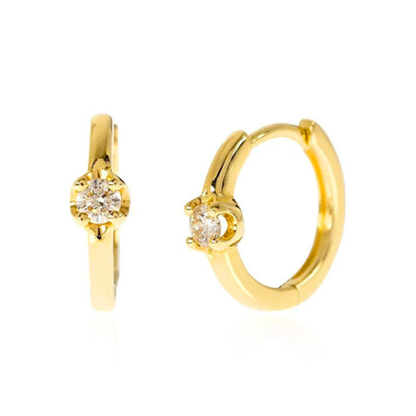 Aretes Huggies Oro
