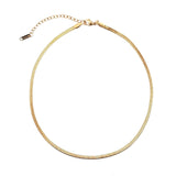 Collar Plano Oro Mujer