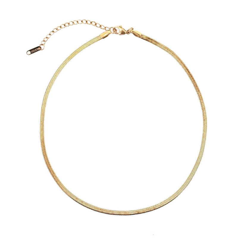 Collar Plano Oro Mujer